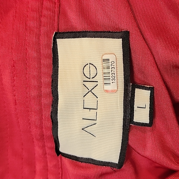 🪡 Alexis Red Jovanna Cutout Gown, Sz L - Picture 7 of 14